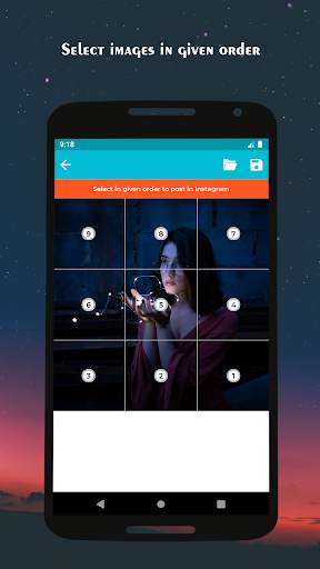 Grid Square Cut Photo Maker for Instagram screenshot 4