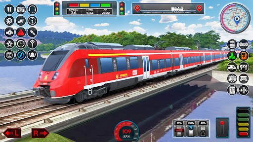 เกมรถไฟในเมือง เกมรถไฟ 3 มิติ screenshot 8