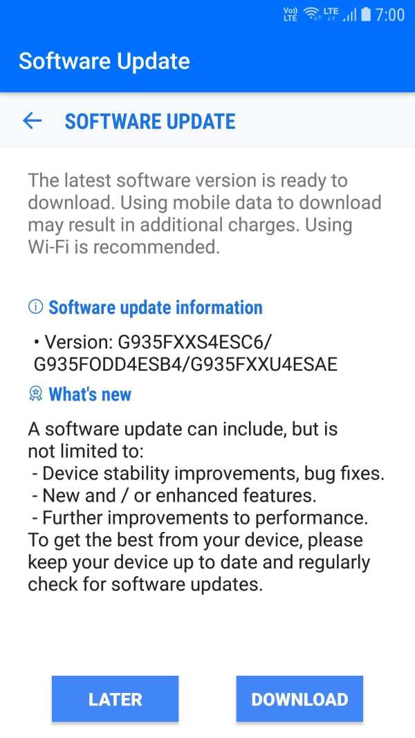 P Update 9.0 for Android™ 1 تصوير الشاشة