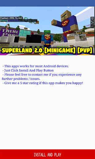 Superland Map for Minecraft PE screenshot 1