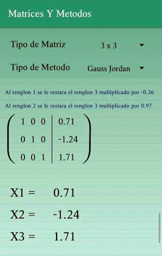 Matrices y  Metodos скриншот 4