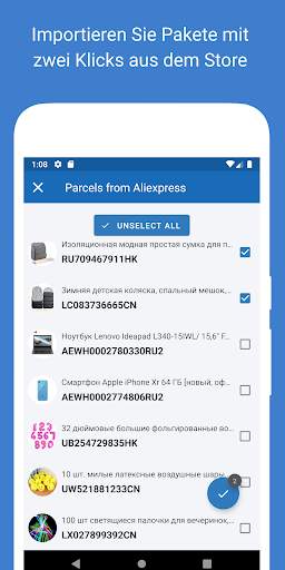 Verfolgen Sie Ihre Pakete - 1Track screenshot 4