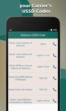 Mobile USSD Code India Network screenshot 3