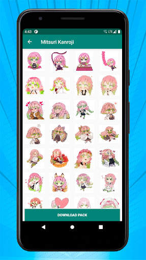 Anime Stickers for WhatsApp Kimetsu No Yaiba screenshot 3