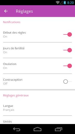 Ovu - Suivi de règles gratuit screenshot 3