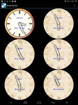 World Clocks screenshot 2