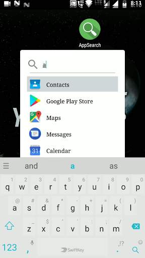 App Search screenshot 2