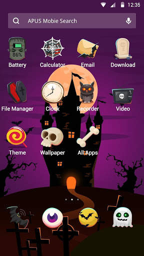Halloween Night theme for APUS screenshot 2