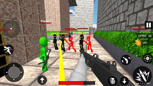 Stickman Counter Shooting : Fun Offline Free Game screenshot 3