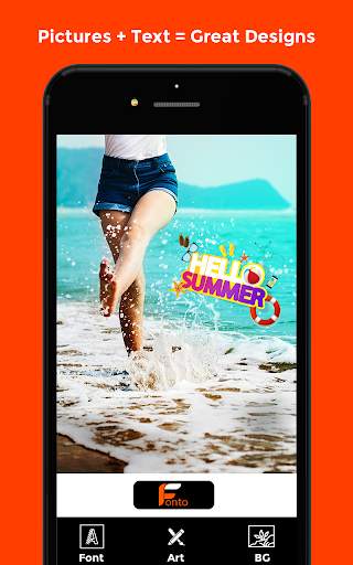 Fonto - Photo font text over photo editor Pro screenshot 1