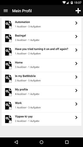 Droid Automation screenshot 1
