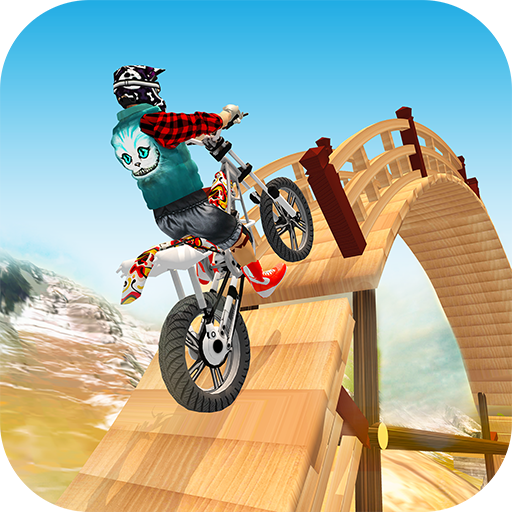 Tricky Bike Racing With Crazy Rider 3D أيقونة