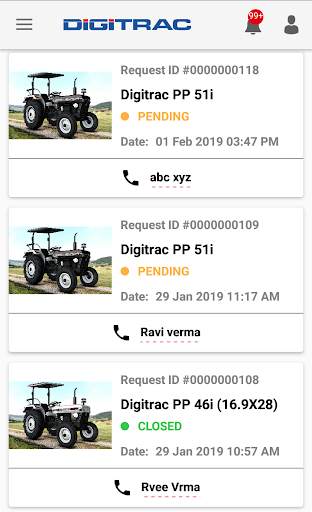 DigiTrac Project Officer App screenshot 3