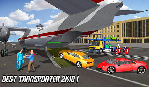 Cargo Airplane: Car Transporter Truck Driving Game screenshot 16