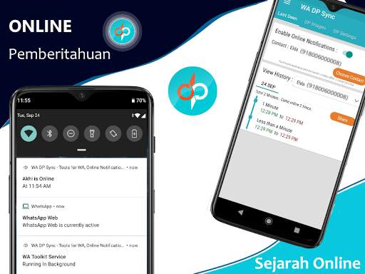 WA DP Sync - Alat untuk WA, Notifikasi Online screenshot 1