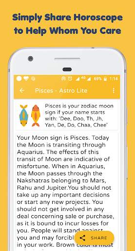 Astro Lite Horoscope Free Daily Indian Astrology screenshot 3