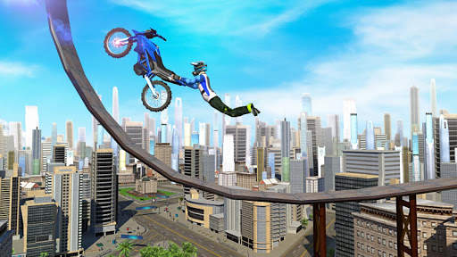 Bike Stunts 3D - Rooftop Chall screenshot 4