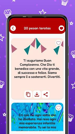 Messaggi compleanno e auguri screenshot 2