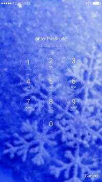 Snow Lock Screen Pro screenshot 2