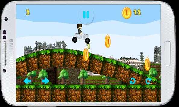 hill climb racing minecraft screenshot 5