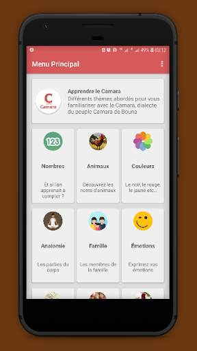 Apprendre le Camara screenshot 2