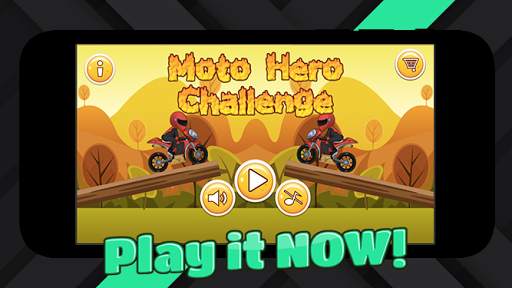 Moto Hero Challenge - Motocross Game! screenshot 5