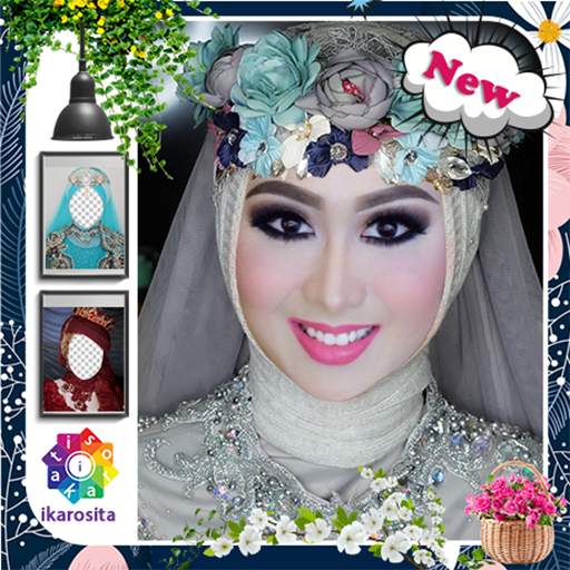 Hijab Wedding Frame Editor screenshot 1