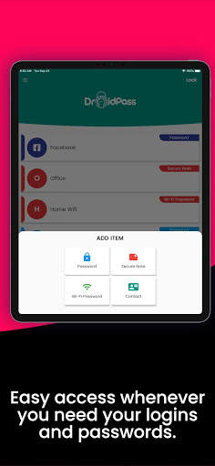 DroidPass Password Manager & Password Keeper screenshot 12