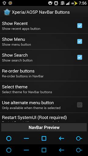 Xperia/AOSP NavBar Buttons screenshot 1