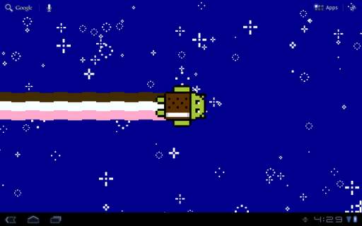 Nyan Droid Live Wallpaper screenshot 3
