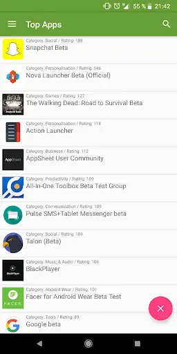 Beta Tester Catalog - Android Apps and Games screenshot 2