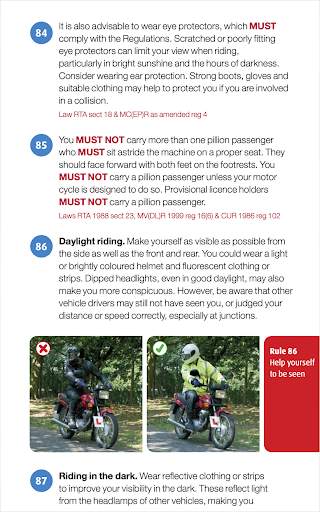 Motorcycle Theory Test UK Free скриншот 4