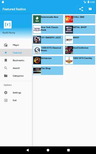 Nomy : Shoutcast RadIO Media Player screenshot 9