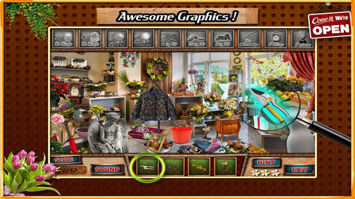 Free New Hidden Object Games Free New Flower Shop screenshot 1