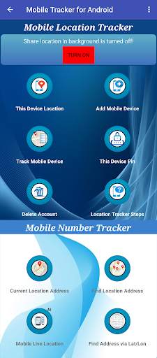 Mobile Tracker for Android screenshot 1