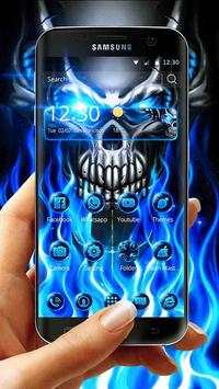 Flame Skull Theme screenshot 1