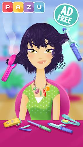 Girls Hair Salon - Hairstyle makeover kids games screenshot 3