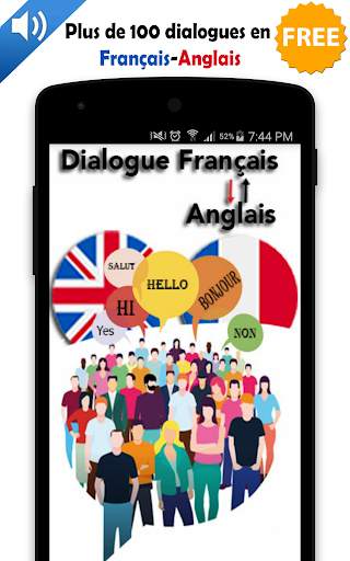 Dialogue français anglais скриншот 1