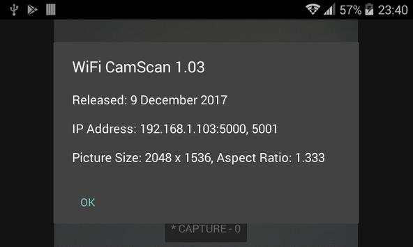 WiFi CamScan screenshot 1