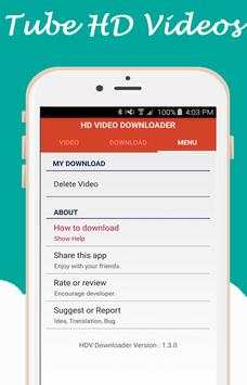 Tube HD Video Downloade screenshot 1