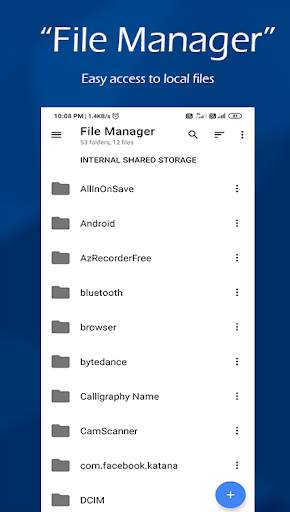 File Manager Lite - Local and Cloud File Explorer screenshot 1