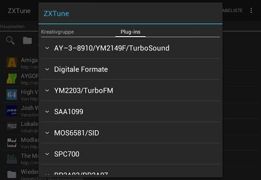 ZXTune - Chiptunes-Player screenshot 11