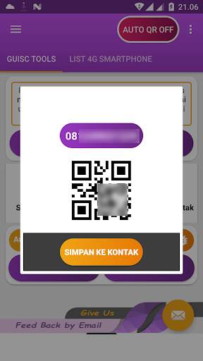 Cek Nomor HP ( Qr-Code ) : status reg & unreg sim screenshot 2