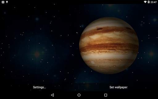 3D Planets Live Wallpaper screenshot 3