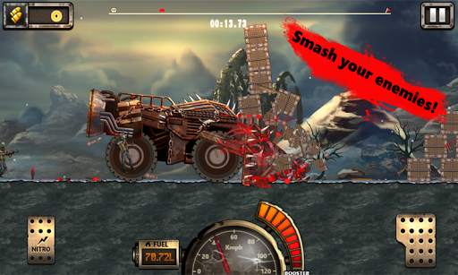 Monster Car Hill Racer 2 स्क्रीनशॉट 1