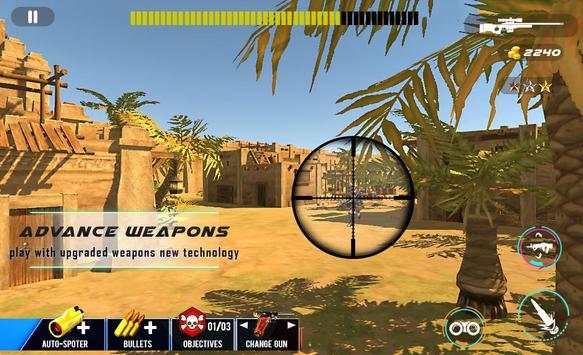 Desert Sniper Commando Battle screenshot 1