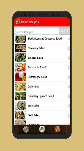 Salad Recipes Offline App screenshot 1