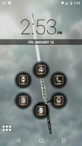 SilverGold 3D Icon CM&Launcher screenshot 4