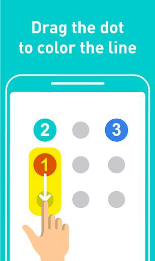 Connect dots puzzle game screenshot 1