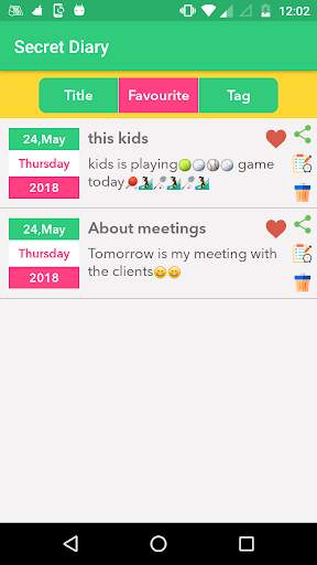 Diary With Lock : Secret Diary 10 تصوير الشاشة